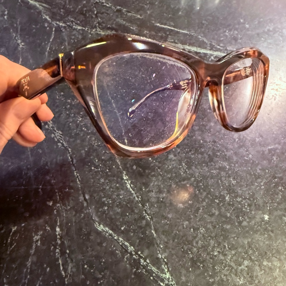 Prada Tortoise Shell Glasses Frames Duo - image 3